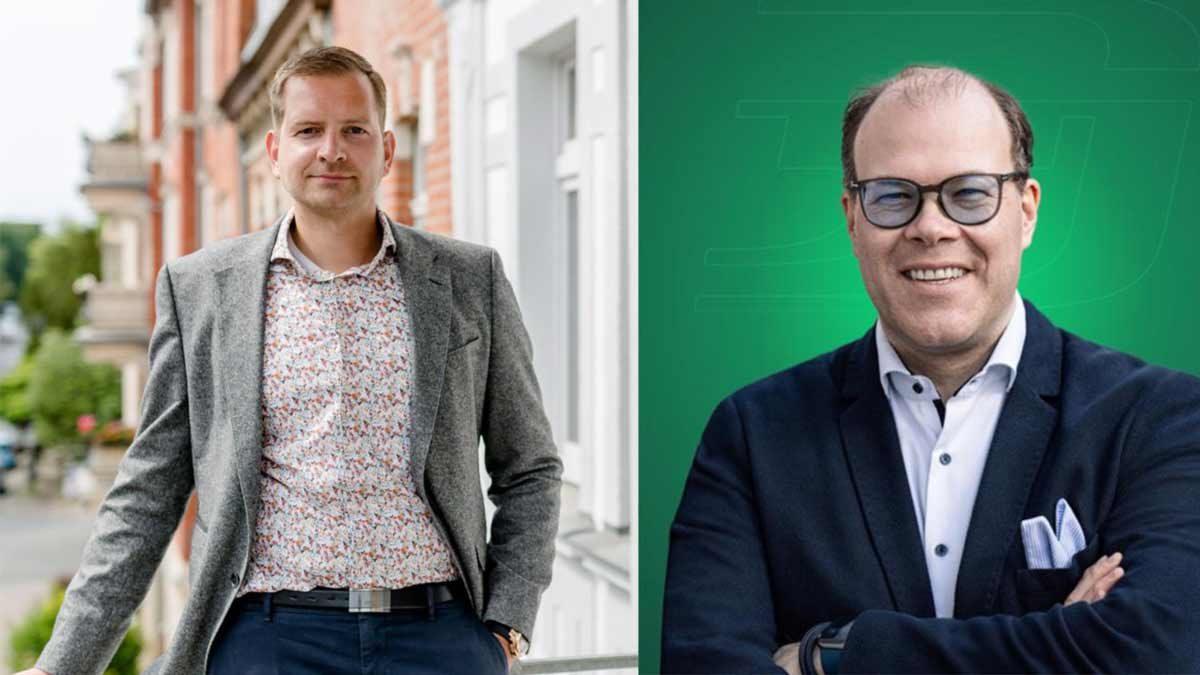 Matthias Beerbaum (l.) hat Anzeige gestellt. Robert Hoffmann berichtet permanent.