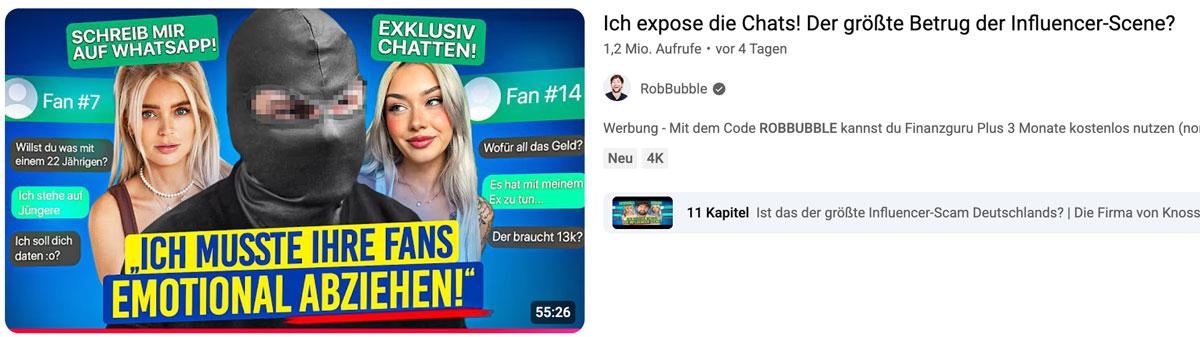 Das Video von Rob Bubble erreicht Millionen Zuschauer
