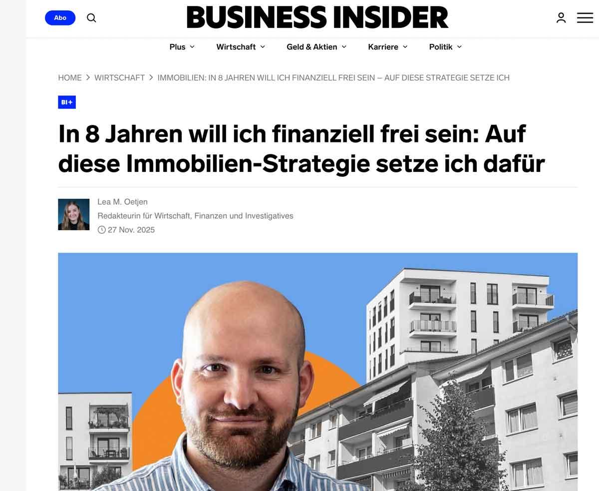 Großer Artikel im BusinessInsider