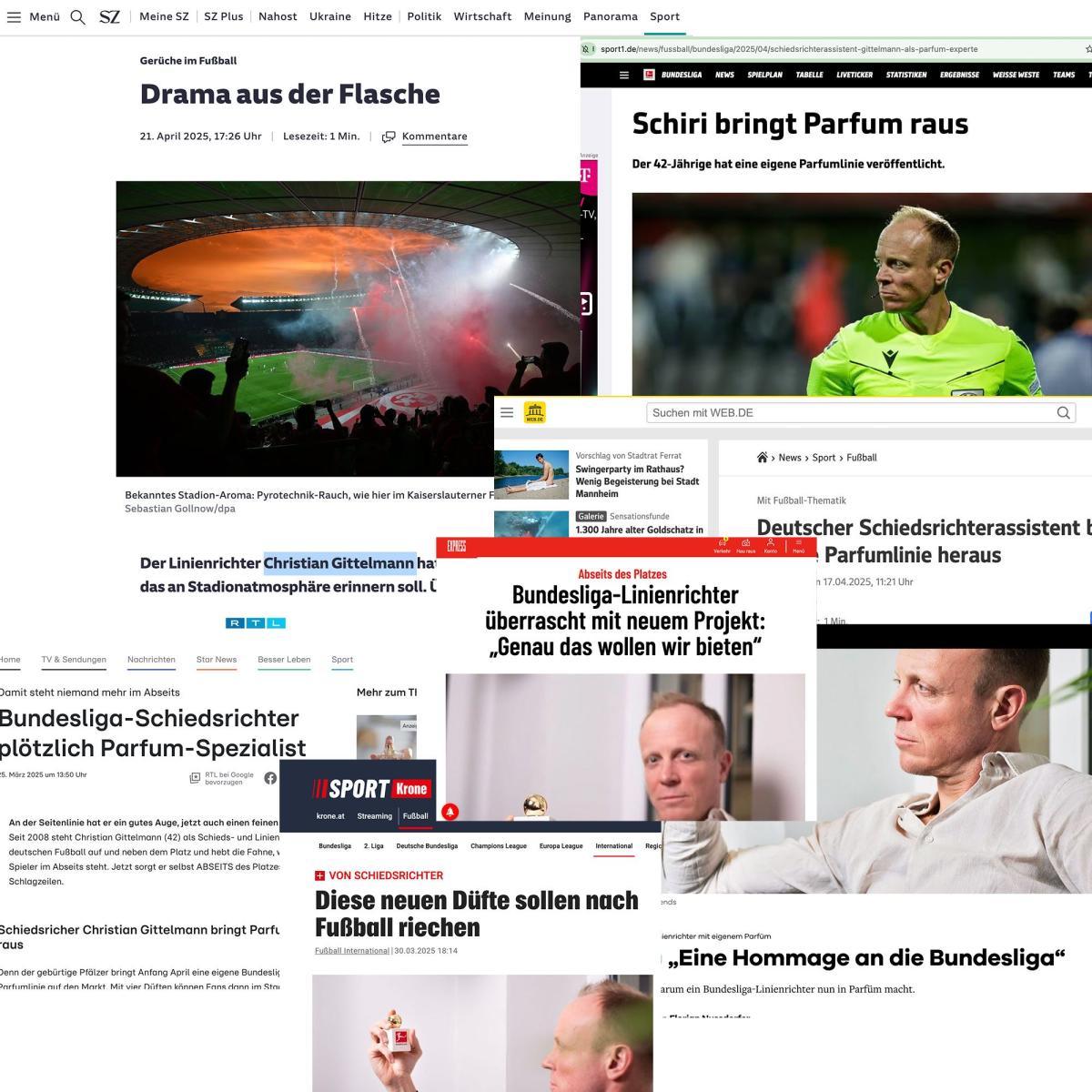 Christian Gittelmann war in etlichen großen Publikationen vertreten.