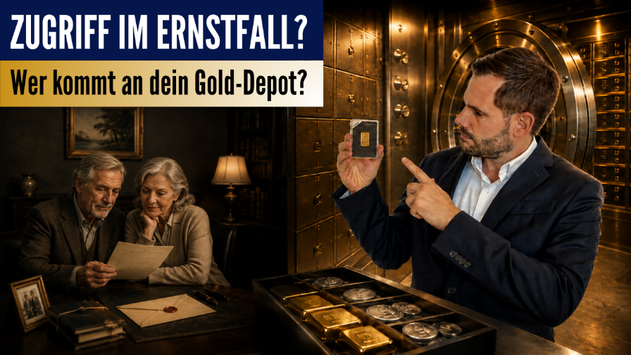 Wer kommt im Ernstfall an dein Golddepot?