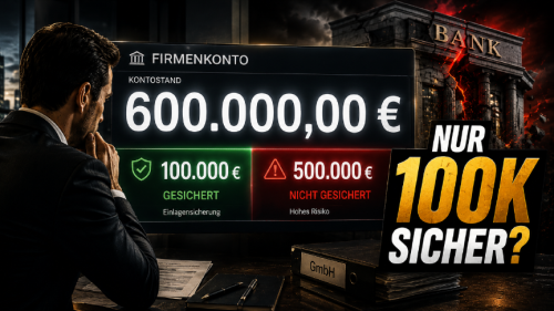 Warum hohe Liquidität auf dem Firmenkonto zum Risiko werden kann.