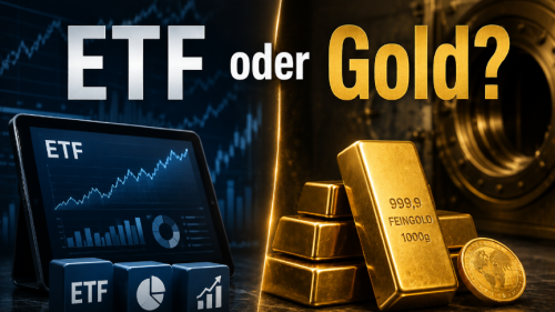 ETF oder Gold? Die Unterschiede sind größer, als viele vermuten.