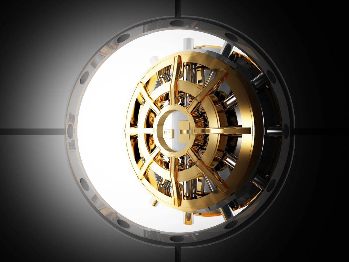 Hochsicherheitstresore schützen physische Edelmetalle, die rechtlich im Eigentum der Anleger bleiben – auch im Falle einer Händlerinsolvenz (Quelle: AdobeStock)