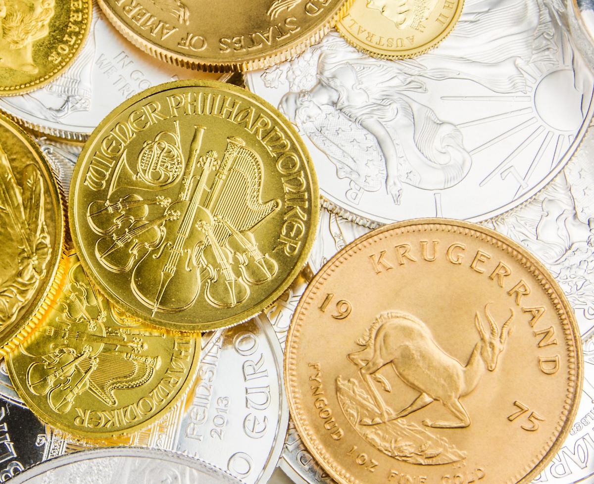 Div. Gold- und Silbermünzen (Quelle: Eigenes Archiv)
