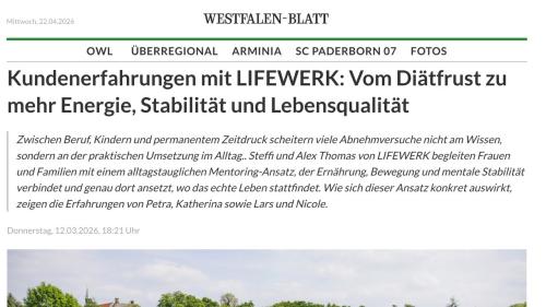 Westfalen-Blatt, 2026