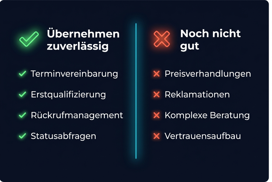 Übersicht über die Funktionen und Fähigkeiten des KI-Sprachagenten