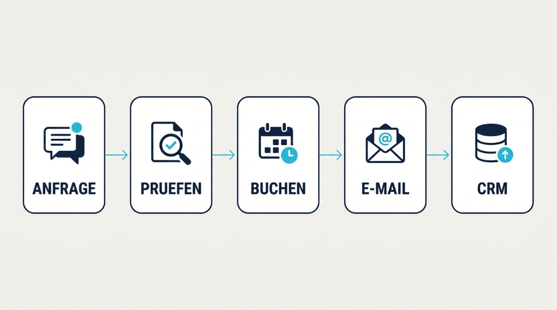 So läuft ein KI-Agent einen Vorgang von der Anfrage bis ins CRM eigenständig durch