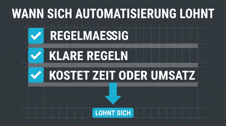 Drei Kriterien entscheiden, ob sich ein Prozess für die Automatisierung lohnt