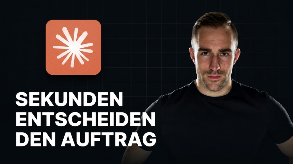 Sekunden entscheiden den Auftrag