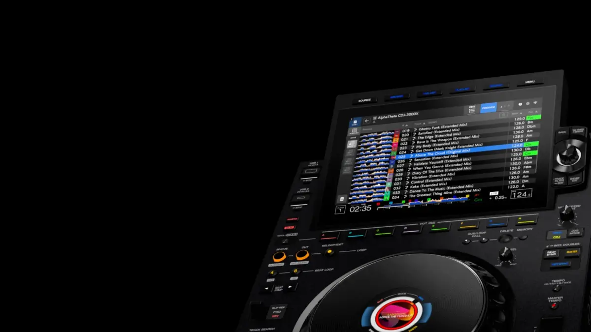 Mehr Übersicht mit bis zu 16 Songs auf dem Display.