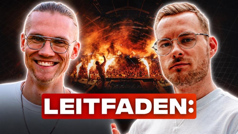 Zwei DJs präsentieren einen Leitfaden zur DJ-Karriere starten in einer Club-Atmosphäre.