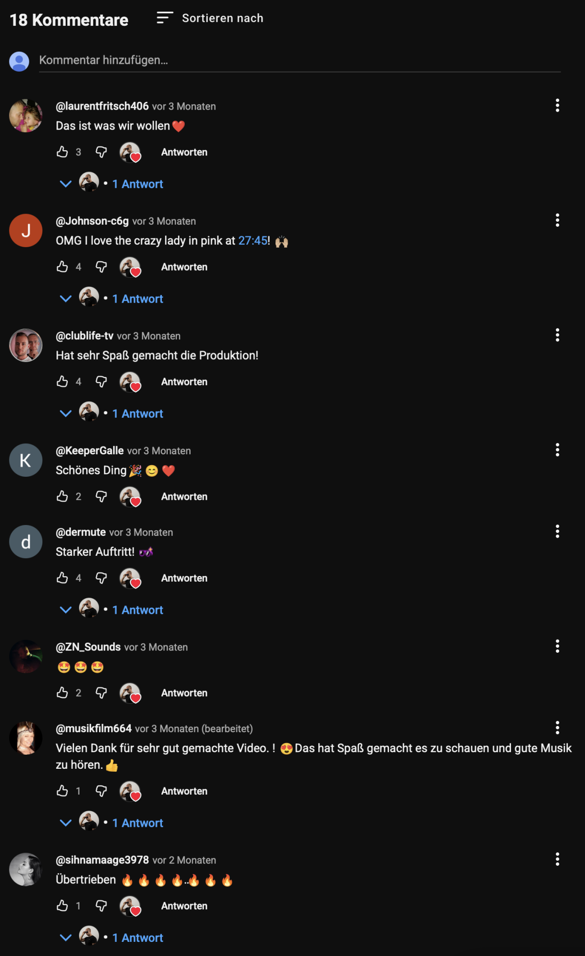 Seine Performance findet auf YouTube regen Anklang. Auch hier unterstütze ClubLife strategisch bei der Veröffentlichung des Videos auf seinem Kanal