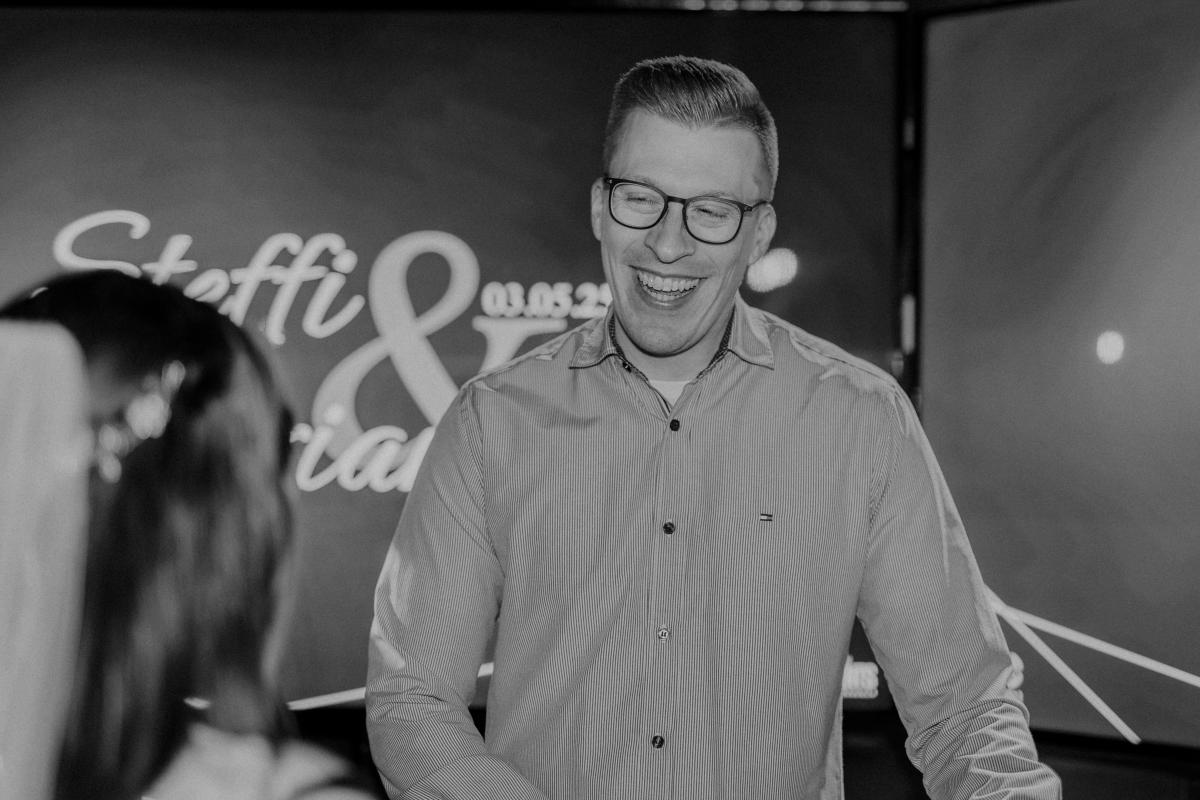 JUPO als DJ bei einer Hochzeitsfeier