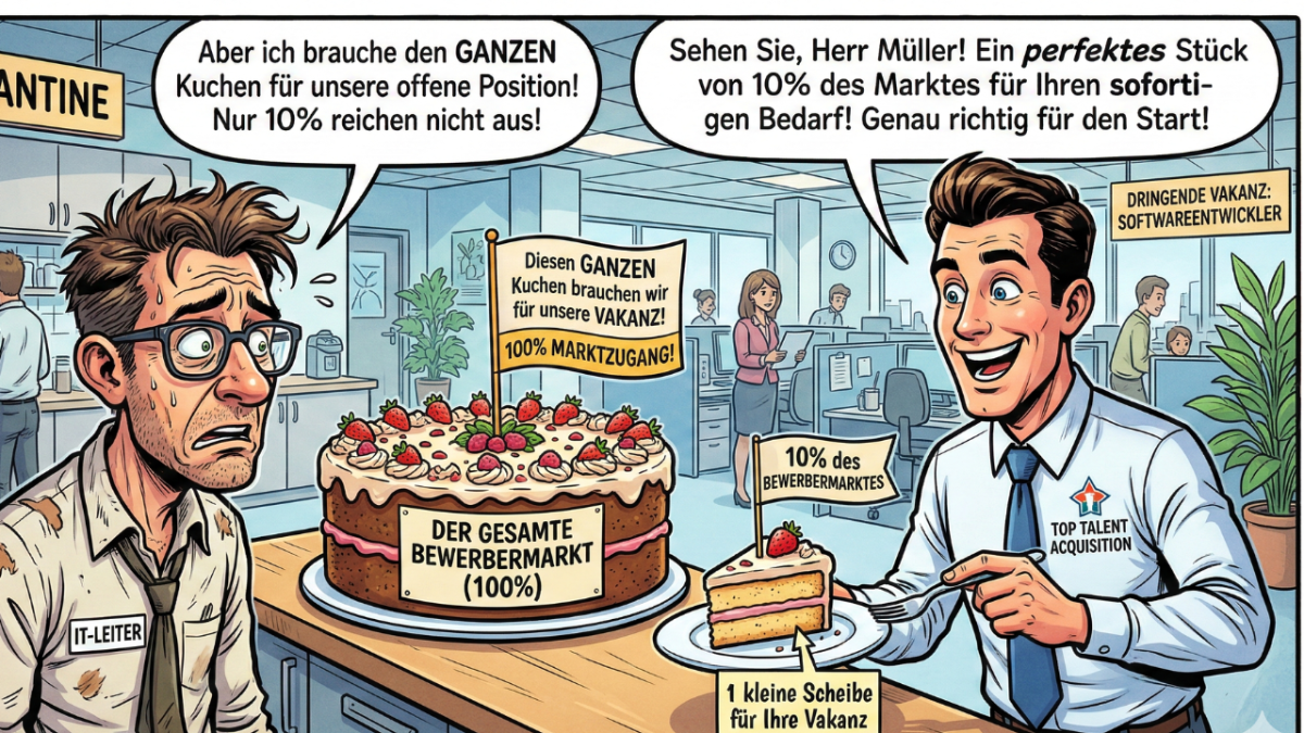 10% der verfügbaren Kandidaten reichen nicht für deine Projekte