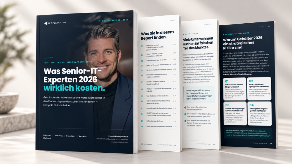 IT Gehaltsreport 2026: So erkennen Sie, ob Ihr Gehaltsbudget für die gesuchte IT Stelle in München, Hamburg, Düsseldorf, Frankfurt oder Stuttgart wirklich marktfähig ist