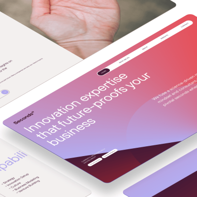 Seconds: Webflow-Entwicklung für eine Berliner Innovationsberatung