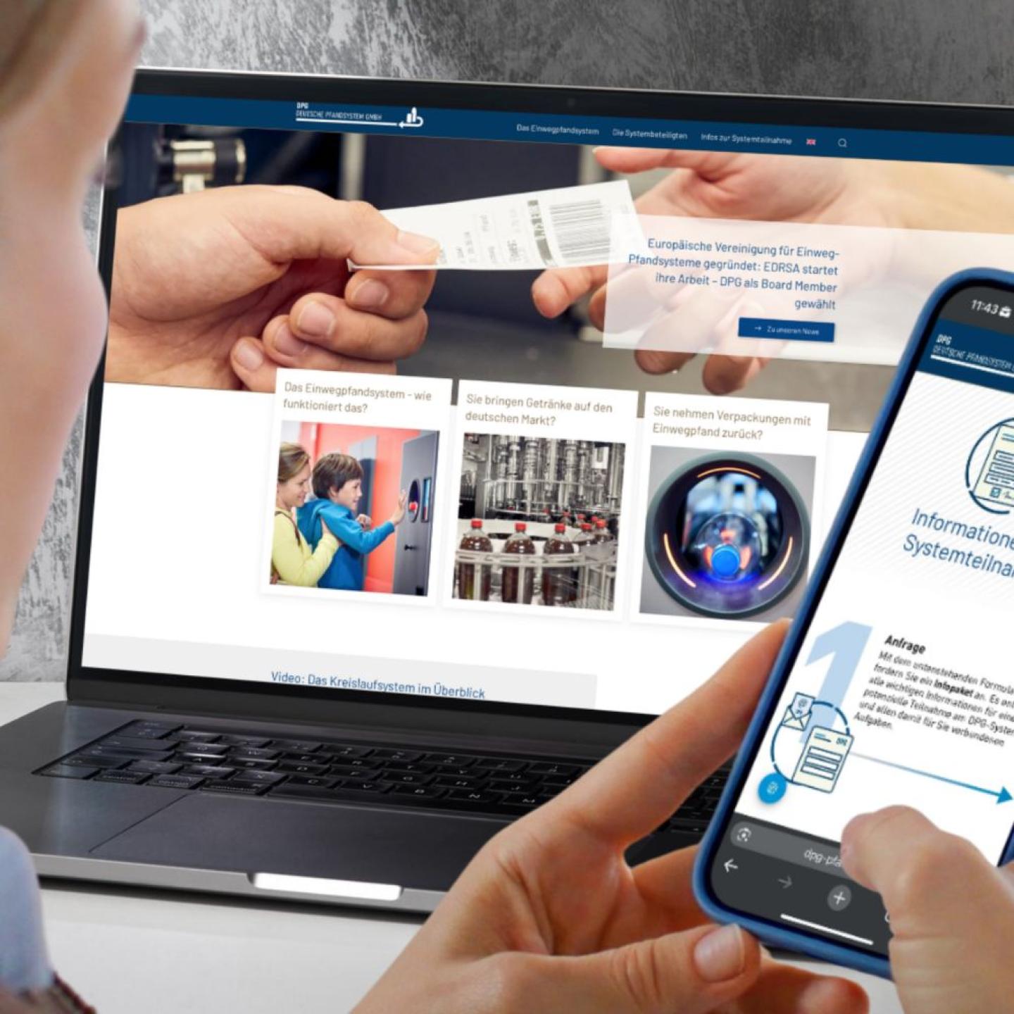 Technischer Relaunch. Deutsche Pfandsystem GmbH