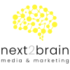 Logo von next2brain media & marketing
