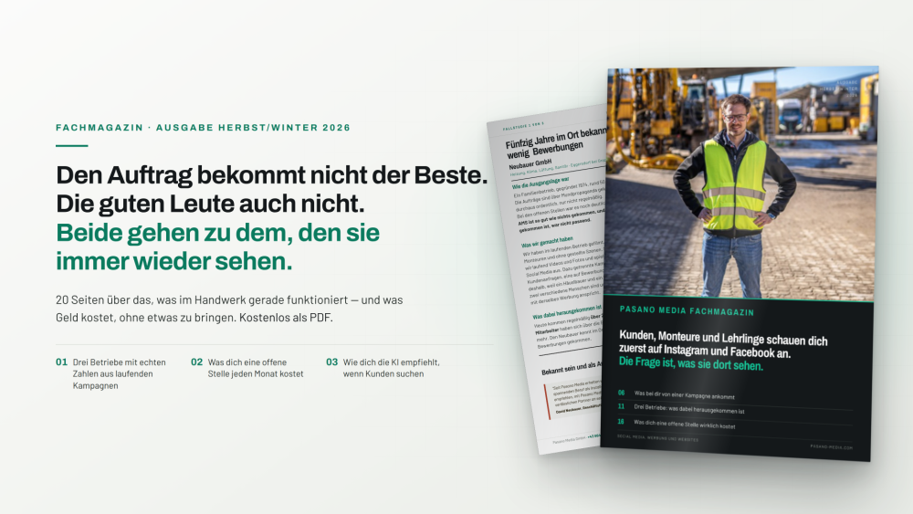 Pasano Media Fachmagazin fürs Handwerk